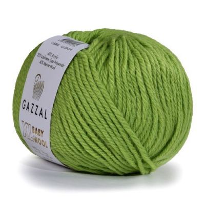 GAZZAL BABY WOOL XL 838; Состав: 40% Шерсть мериноса, 20% Кашемир ПА, 40% Акрил; 50 г/100 м